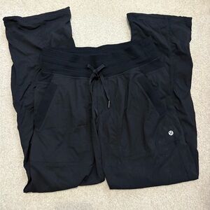 Lululemon black dance studio pants